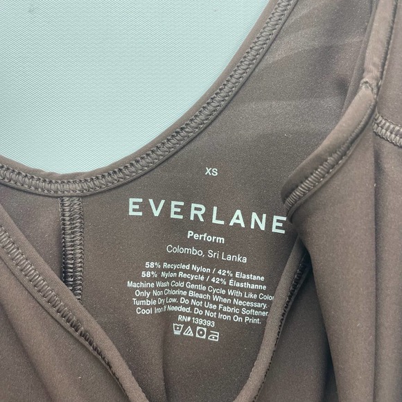 Everlane Womens The Perform Unitard XS Brown NWOT - Picture 7 of 10
